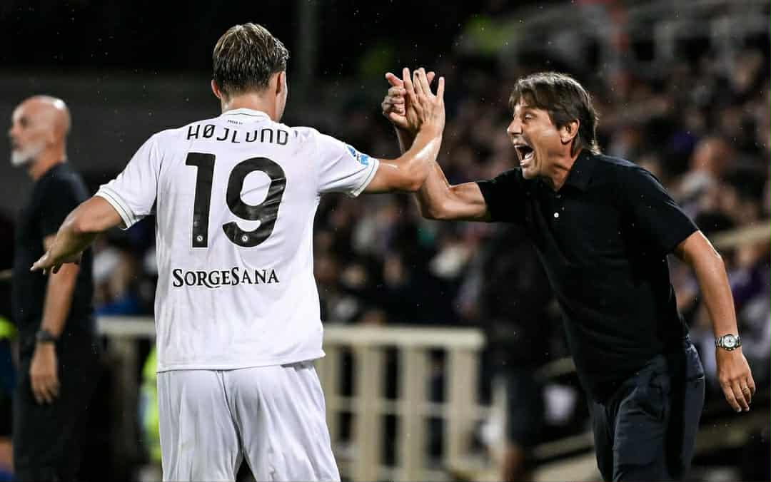 hojlund e conte